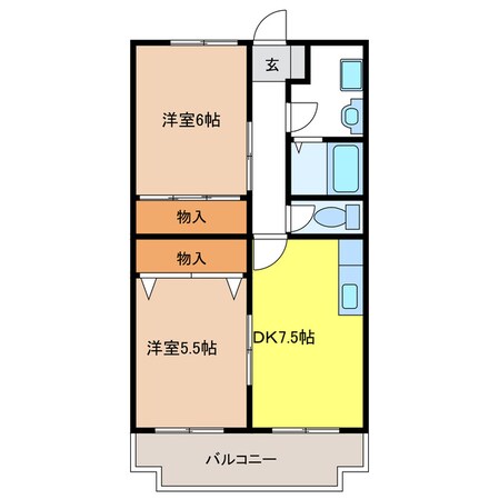 クリスタルパレスの物件間取画像